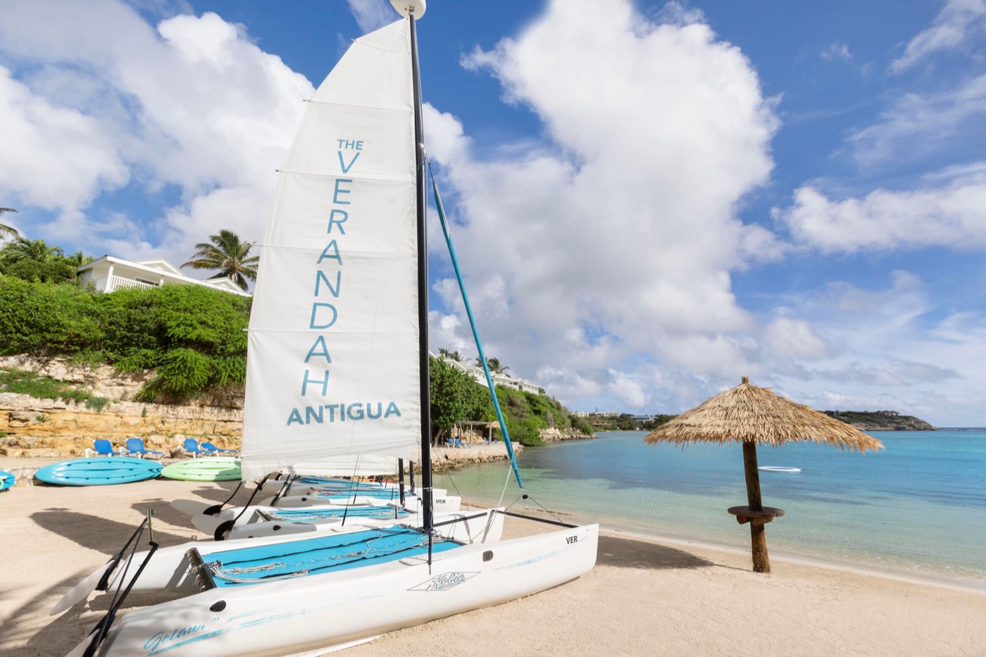 A Verandah Hobie Cat on the beach