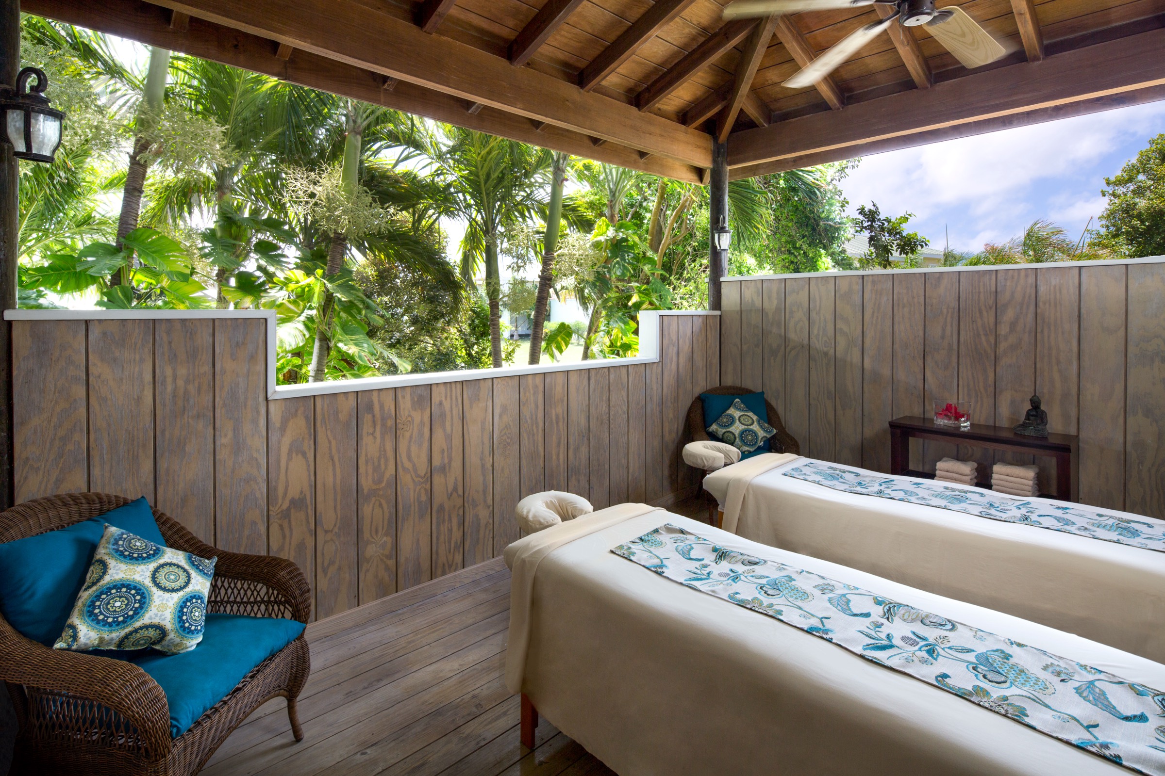 A couples treatment room at Tranquility Body & Soul Spa